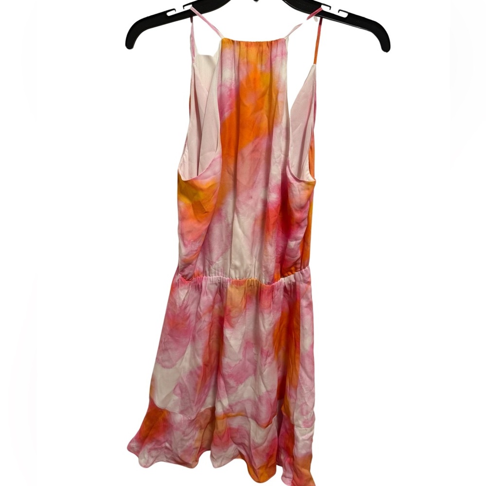 Parker‎ Kesha Watercolor Flounce Dress Ruffle Detail Silk Blend - Picture 5 of 7